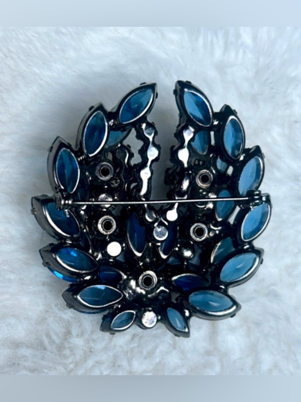 DO NOT BUY HOLD FOR SUNNYBEAR  DeLizza & Elster (Juliana) Cobalt Blue Crystal - Picture 3 of 15